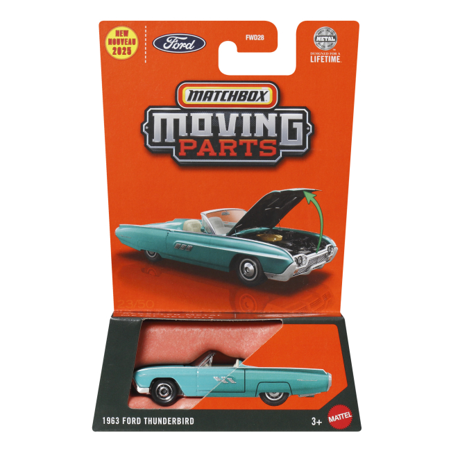Автомодели - Автомодель Matchbox Moving parts 1963 Ford Thunderbird (FWD28/JBW68)#5
