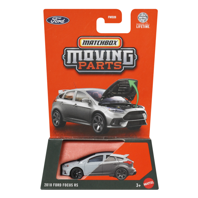 Автомодели - Автомодель Matchbox Moving parts 2018 Ford Focus RS (FWD28/JBW90)#5