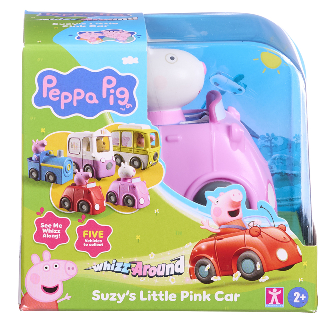 Фігурки персонажів - ​Ігровий набір Peppa Pig Маленька машинка Cьюзі рожева (124602)#2
