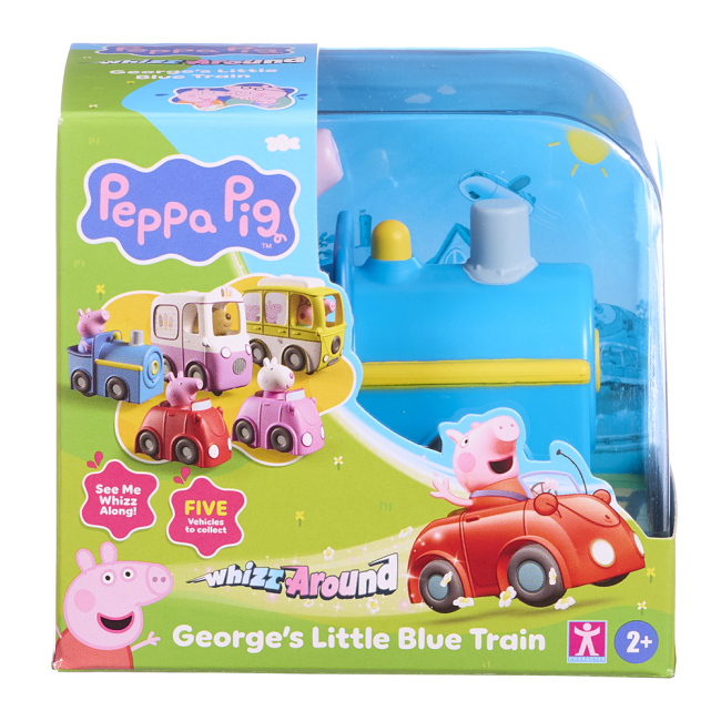 Фигурки персонажей - Игровой набор Peppa Pig Голубой поезд (124605)#2
