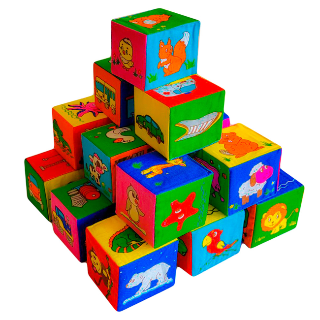 Розвивальні іграшки - ​Ігровий набір Macik Кубики (МС 090601-16)#2