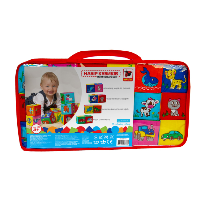 Розвивальні іграшки - ​Ігровий набір Macik Кубики (МС 090601-16)#3