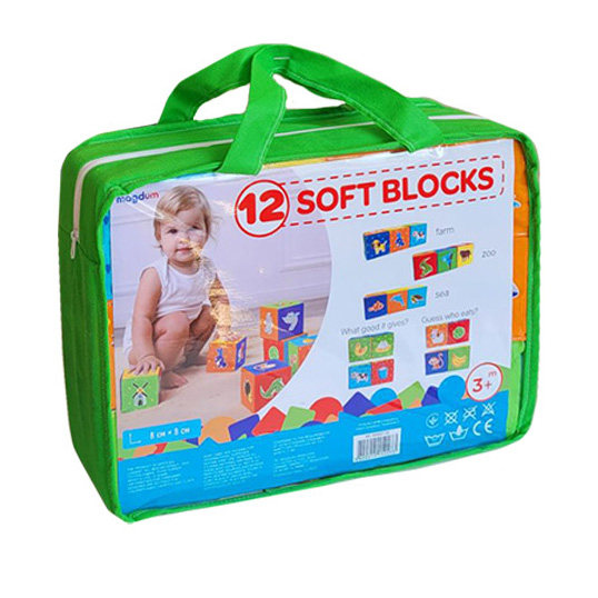 Розвивальні іграшки - ​Ігровий набір Macik Кубики з тваринками (MC 090601-04)#3