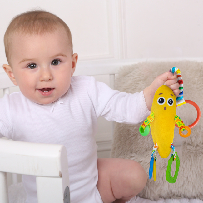 Підвіски, мобілі - Підвіска Macik Банан з прорізувачем (МС 110604-17)#4