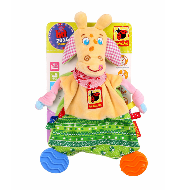 Брязкальця, прорізувачі - Прорізувач Macik Жирафа (МС 160201-01)#2