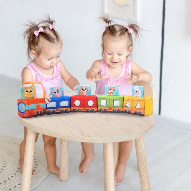 Развивающие игрушки - Мягкая игрушка Macik Паровозик (МС 090602-08)#3