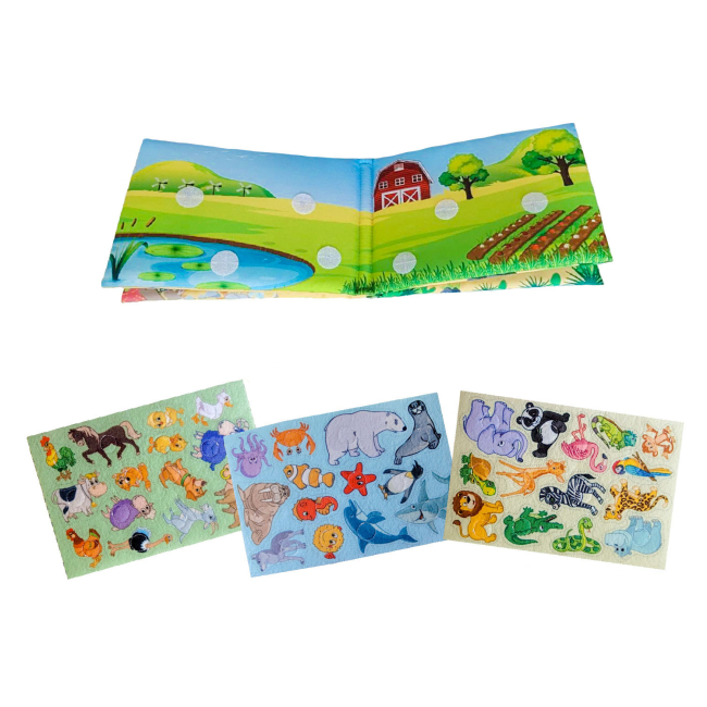 Розвивальні іграшки - М'яка книжка Macik Тварини (МС 070301-03)#2