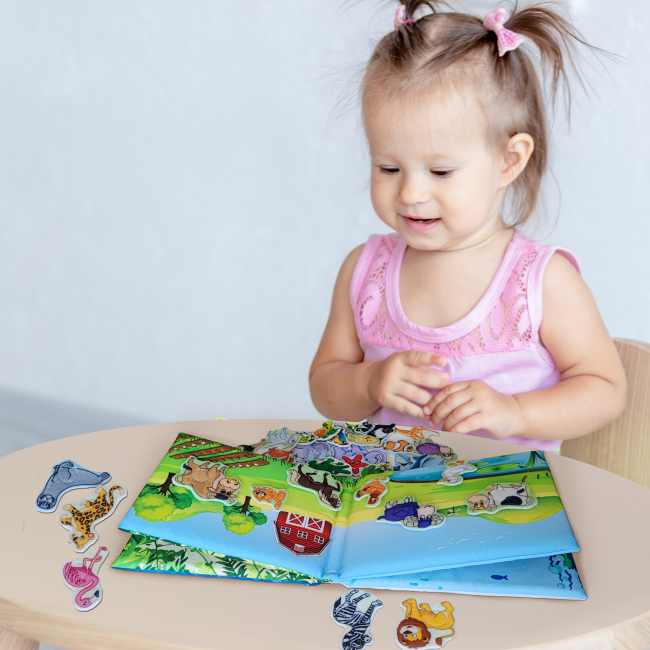 Розвивальні іграшки - М'яка книжка Macik Тварини (МС 070301-03)#4