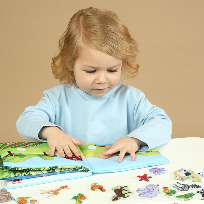 Розвивальні іграшки - М'яка книжка Macik Тварини (МС 070301-03)#5