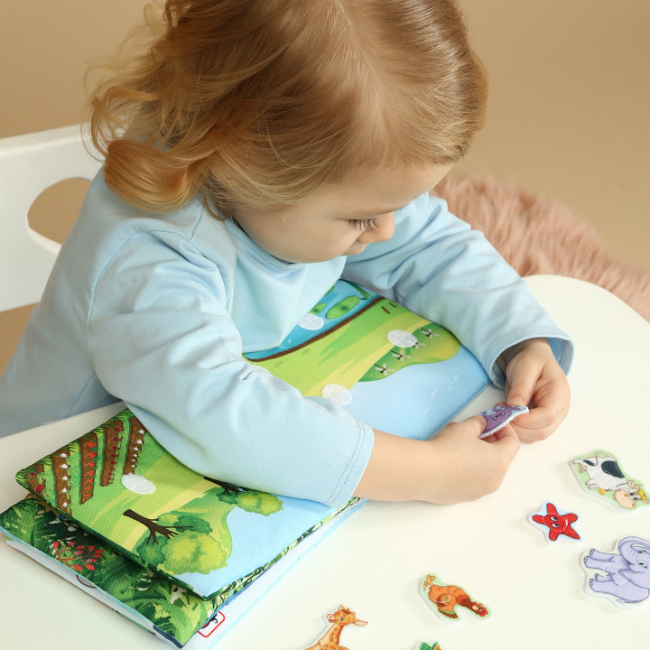 Розвивальні іграшки - М'яка книжка Macik Тварини (МС 070301-03)#6