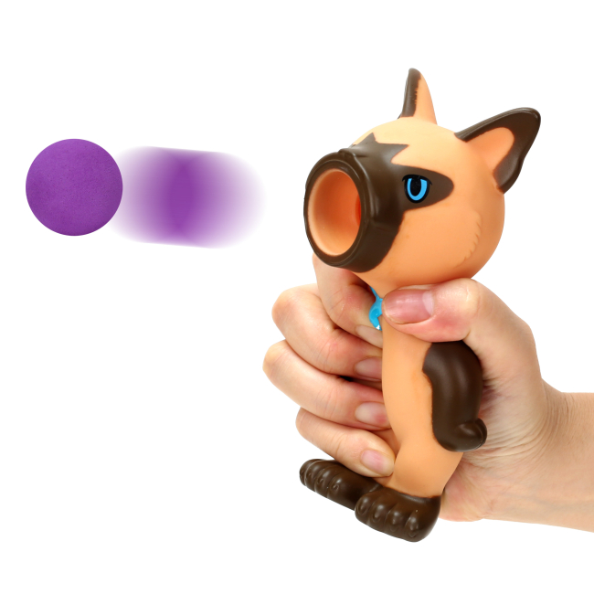 Антистрес іграшки - Іграшка-антистрес HogWild Стріляюче звірятко Сіамський кіт (HW54810)#3