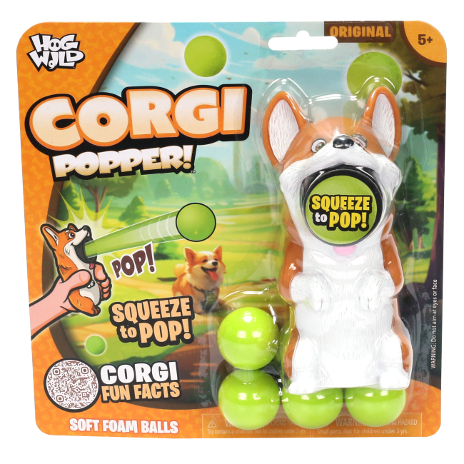 Антистрес іграшки - Іграшка-антистрес HogWild Стріляюче звірятко Коргі (HW54301)#2