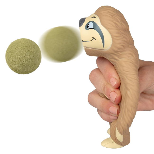 Антистрес іграшки - Іграшка-антистрес HogWild Стріляюче звірятко Лінивець (HW54359)#3