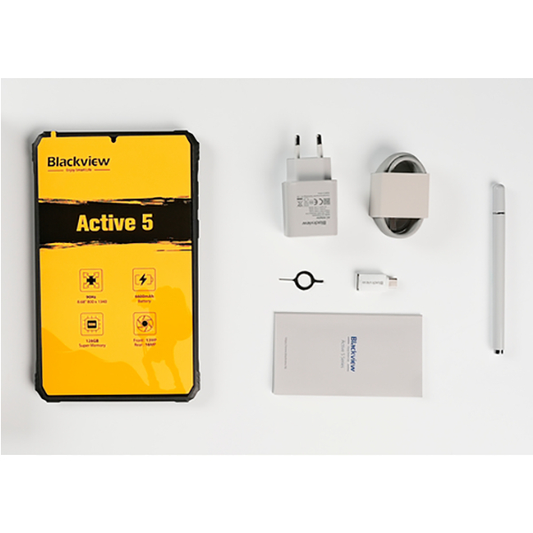 Планшеты - Планшет Blackview Active 5 LTE 8.68'' 8/128GB Rugged Tab MIL-STD-810H NFC Black (BVACTIVE5_B)#8