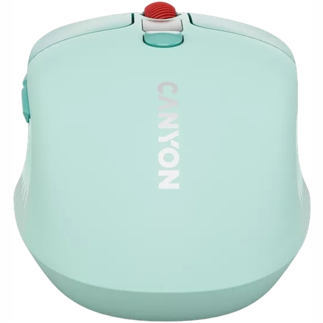 Клавіатура і миші - Мишка Canyon MW-26 LCD Silent Wireless/Bluetooth Green (CNS-CMSW26GR)#7