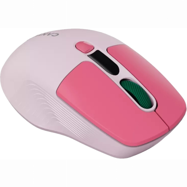 Клавіатура і миші - ​Мишка Canyon MW-26 LCD Silent Wireless/Bluetooth Pink (CNS-CMSW26P)#7