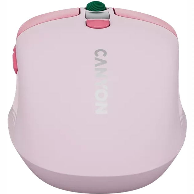 Клавіатура і миші - ​Мишка Canyon MW-26 LCD Silent Wireless/Bluetooth Pink (CNS-CMSW26P)#9