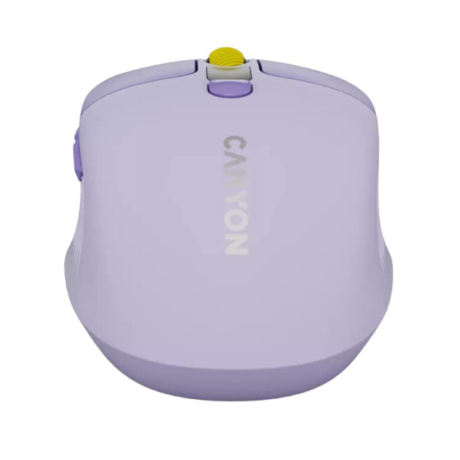 Клавіатура і миші - Миша Canyon MW-26 LCD Silent Wireless/Bluetooth Violet (CNS-CMSW26V)#8