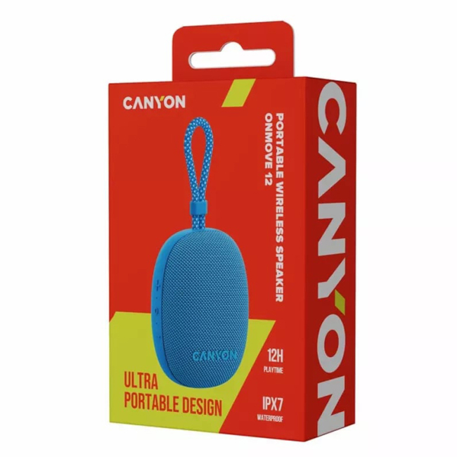 Колонки - Портативная колонка Canyon OnMove 12 5W Blue (CNE-CBTSP12BL)#4