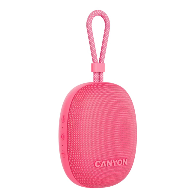 Колонки - Портативная колонка Canyon OnMove 12 5W Pink (CNE-CBTSP12PK)#2