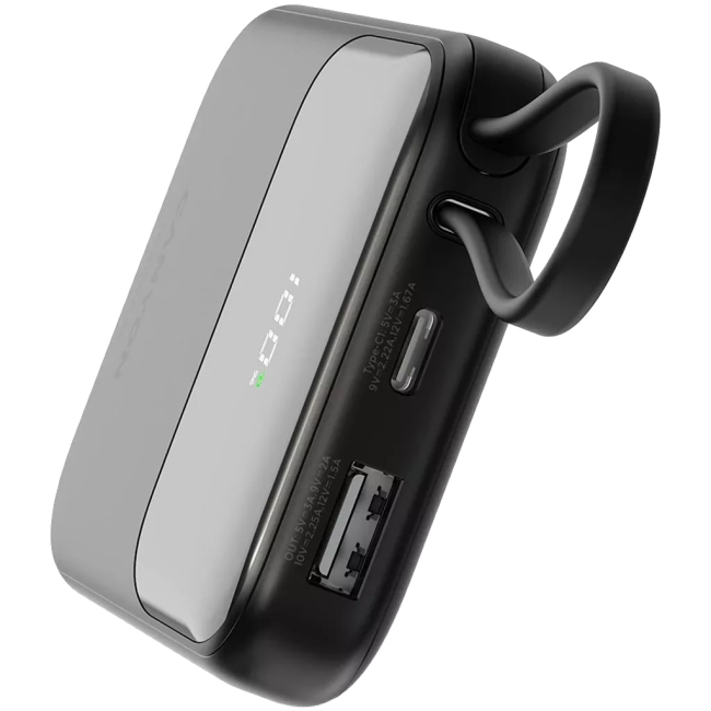 Павербанки - Мобильная батарея Canyon OnPower 101 кабель 10000 mAh PD22.5W Black (CNS-CPB101BK)#6