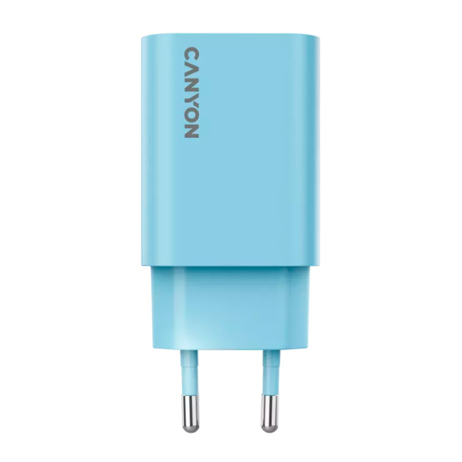 Павербанки - Сетевое зарядное устройство для Canyon OnCharge 30CL 1xPD Type-C 30W Light Blue (5291485018771)#5