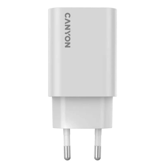 Павербанки - Мережевий зарядний пристрій Canyon OnCharge 30CL 1xPD Type-C 30W White (CNE-CHA30CLW)#2