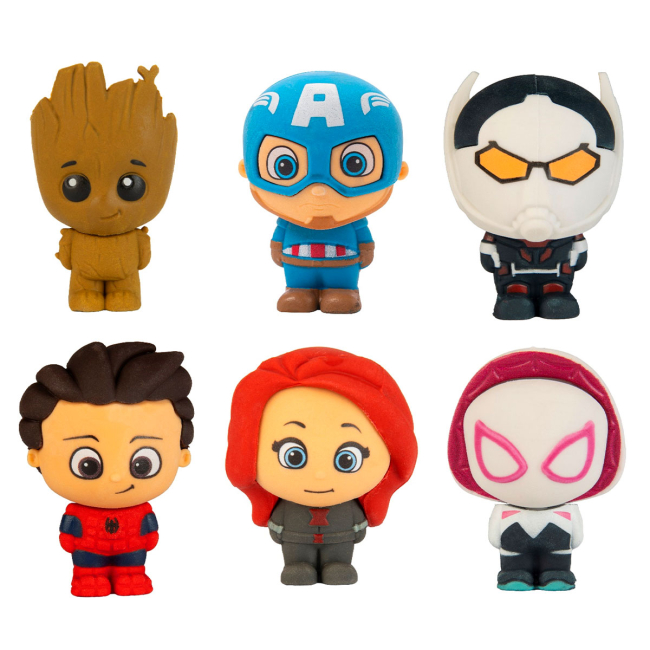 Канцтовары - Ластик-пазл HTI Puzzle Palz Marvel (1816012)#2