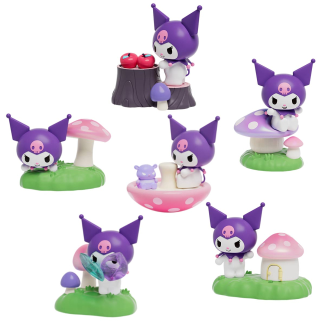 Фігурки персонажів - Механічна фігурка-сюрприз Pop Top Kuromi Сад грибочків (25MDL-001)#2