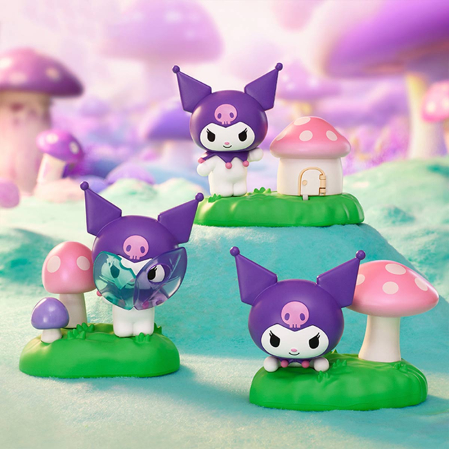 Фігурки персонажів - Механічна фігурка-сюрприз Pop Top Kuromi Сад грибочків (25MDL-001)#3
