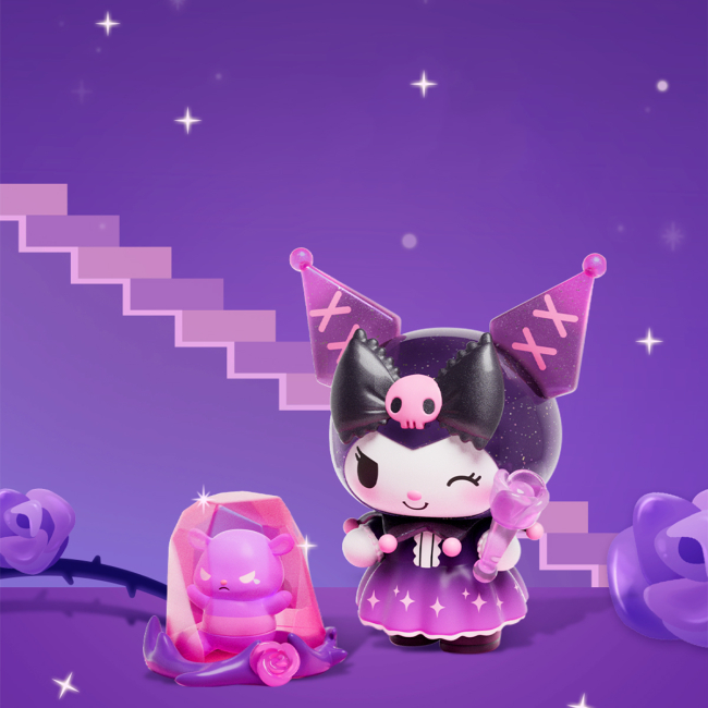 Фигурки персонажей - Фигурка-сюрприз Pop Top Kuromi & My Melody Цветочная тайна (25WH-003)#5