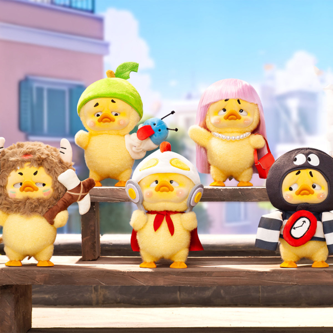 Персонажи мультфильмов - Мягкая игрушка-сюрприз Pop Top 1983toys Upset Duck Настоящее я (AP17183802000C)#2