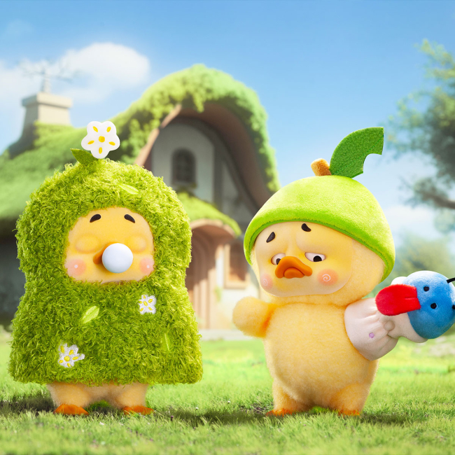 Персонажи мультфильмов - Мягкая игрушка-сюрприз Pop Top 1983toys Upset Duck Настоящее я (AP17183802000C)#4