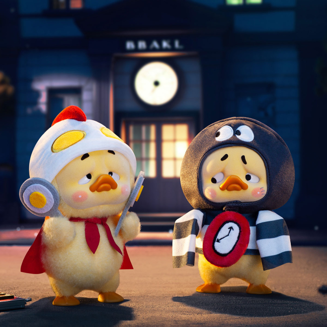 Персонажи мультфильмов - Мягкая игрушка-сюрприз Pop Top 1983toys Upset Duck Настоящее я (AP17183802000C)#5