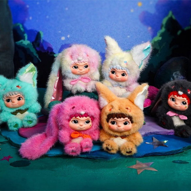 Персонажи мультфильмов - Мягкая игрушка-сюрприз Pop Top Letsvan Wakuku Милые озорники (17WK-0602)#3