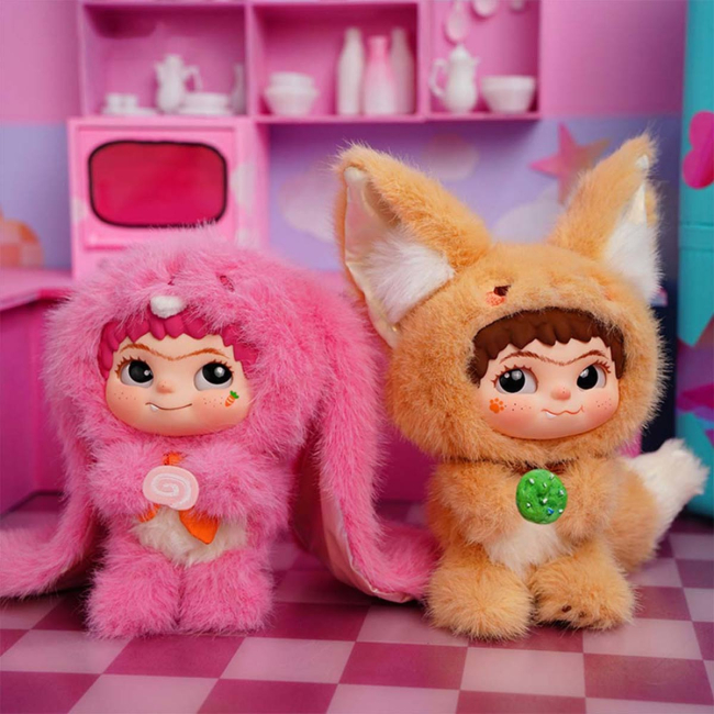 Персонажи мультфильмов - Мягкая игрушка-сюрприз Pop Top Letsvan Wakuku Милые озорники (17WK-0602)#5