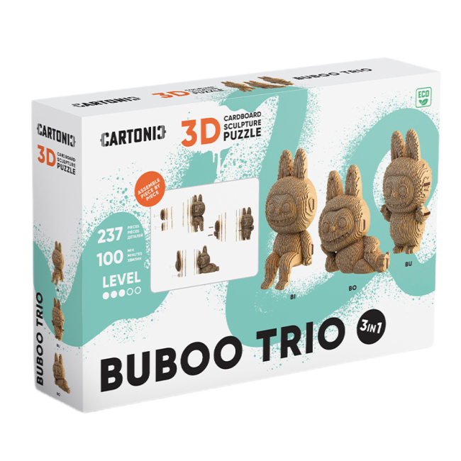 3D-пазлы - 3D пазл Cartonic Buboo trio (CARTTRIOBUBOO)#9
