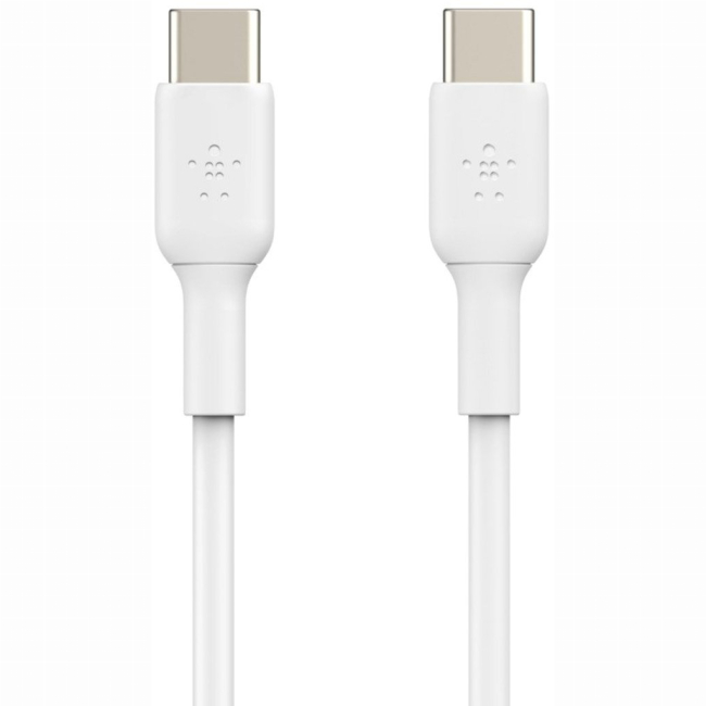 Павербанки - Кабель Belkin USB-C > USB-C зарядка/синхронизация 60Вт Type-C PVC белый (CAB003BT1MWH)#2
