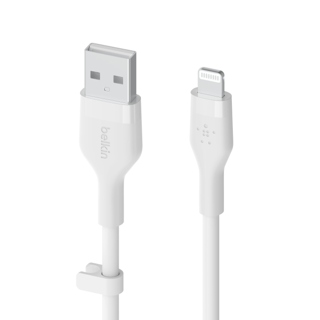 Павербанки - Кабель Belkin USB-A Lightning білий (CAA008BT1MWH)#3