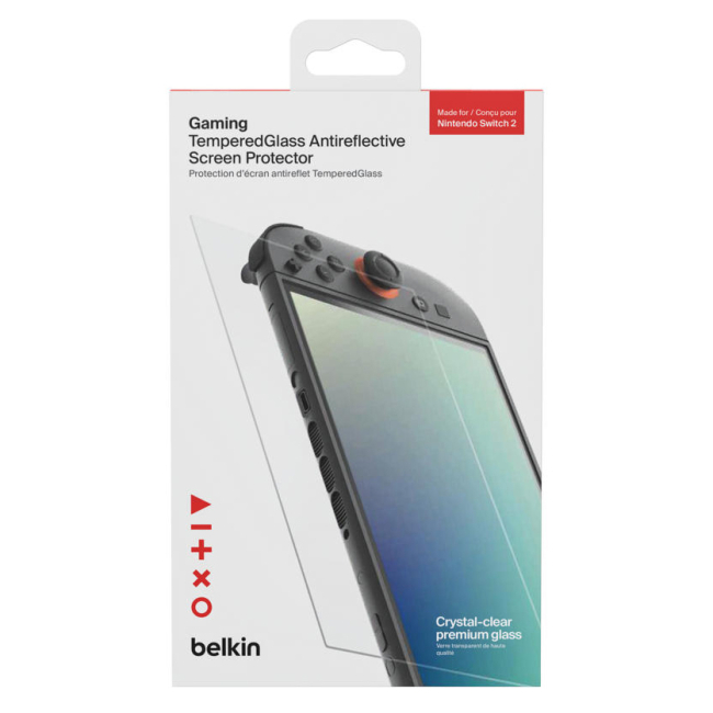 Мебель для геймеров - ​Защитное стекло Belkin для Nintendo Switch 2 Anti-Reflective (ENA004HQ)#2