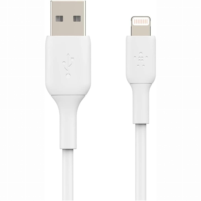 Павербанки - Кабель Belkin USB-A > Lightning зарядка/синхронизация 12Вт PVC 2 Pack белый (CAA001BT1MWH2PK)#2