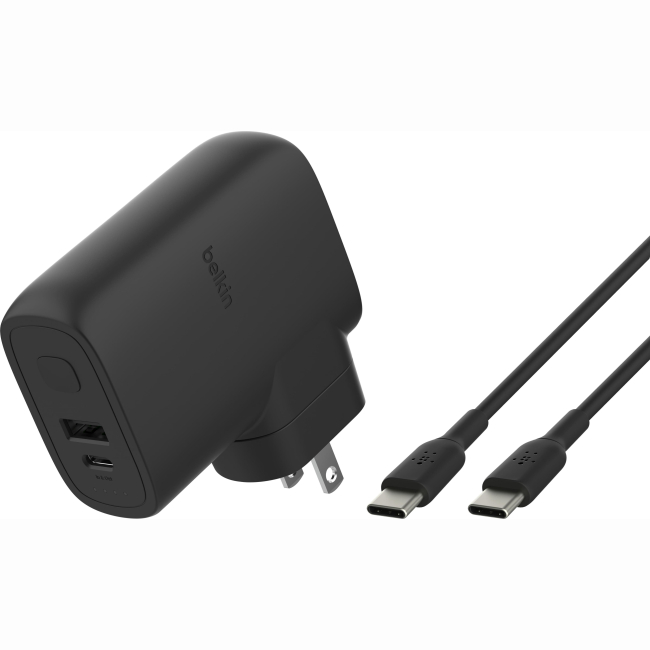 Павербанки - Зарядний пристрій мережевий Belkin 25Вт USB-С PD PowerBank 5000 мАгод кабель USB-C > USB-C 1м чорний (BPZ003BT1MBK-B6)#3