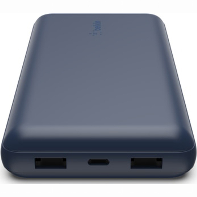 Павербанки - Аккумулятор портативный литий-ионный Power Bank Belkin 20000мА·час 15Вт 2хUSB-A/USB-C голубой (BPB012BTBL)#3