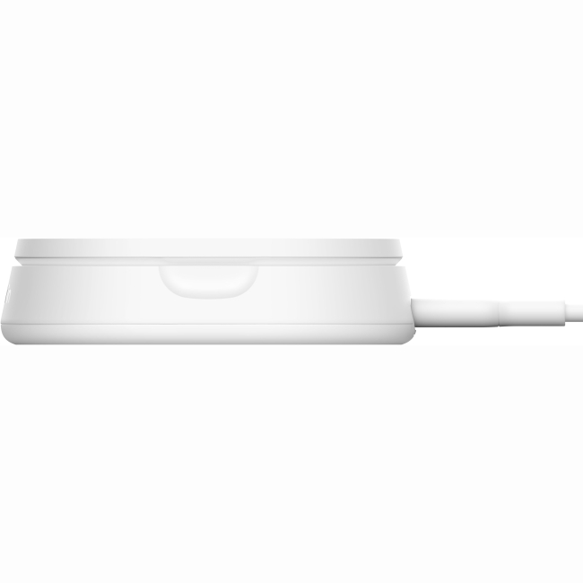 Павербанки - Зарядное устройство беспроводное Belkin 15Вт Magnetic Stand Qi2 адаптер 20Вт USB-C белый (WIA008VFWH)#5