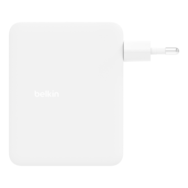 Павербанки - Зарядное устройство сетевое Belkin 140Вт 3хUSB-С GAN PD PPS USB-A белое (WCH014BTWH)#3