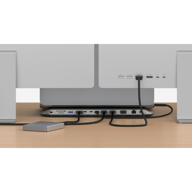 Павербанки - Хаб Belkin Multimedia Pro Dock USB-C 11в1 (INC014BTSGY)#5