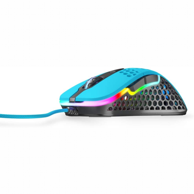 Клавіатура і миші - Мишка Cherry Xtrfy M4 USB-A RGB Miami Blue (XG-M4-RGB-BLUE)#2