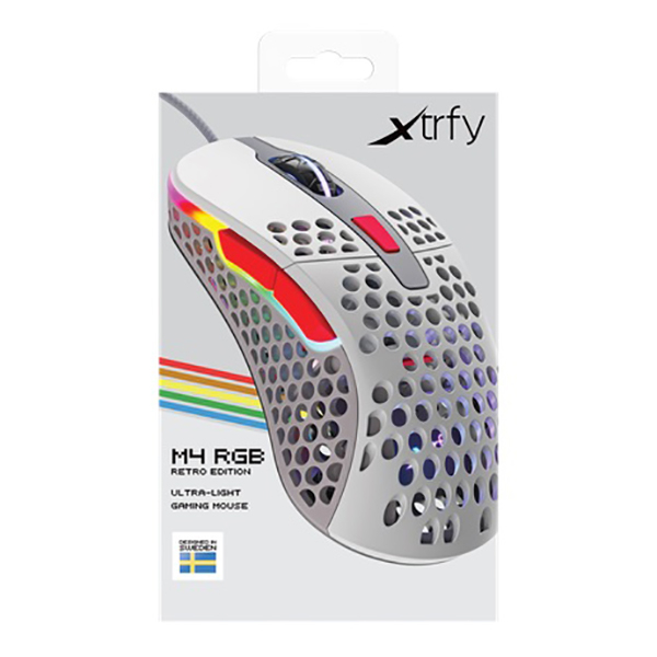 Клавіатура і миші - Мишка Cherry Xtrfy M4 USB-A RGB Retro (XG-M4-RGB-RETRO)#4