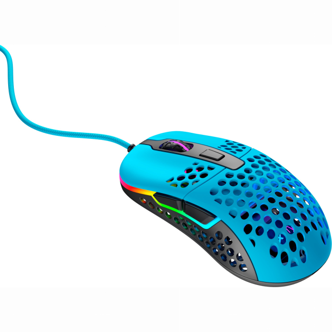 Клавіатура і миші - Мишка Cherry Xtrfy M42 USB-A RGB Miami Blue (XG-M42-RGB-BLUE)#2