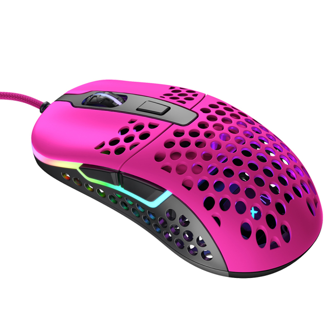 Клавіатура і миші - Мишка Cherry Xtrfy M42 USB-A RGB рожева (XG-M42-RGB-PINK)#2